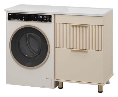 Тумба под раковину Brevita Enfida ENF-07060-032Я 58х48х76 напольная цвет бежевый