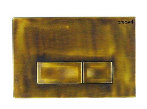 Клавиша смыва механическая Creavit GP3007.00 цвет бронза