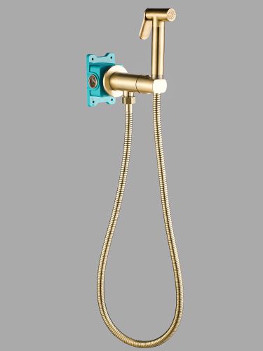 Гигиенический душ со смесителем ALMAes Agata AL-877-09 бронза