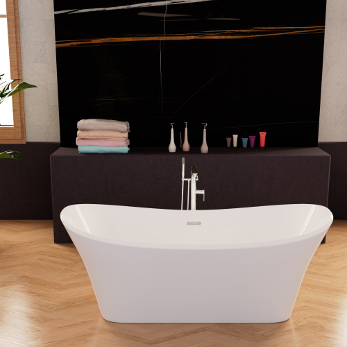 Ванна акриловая Frank 12515 170х75 отдельностоящая овальная с ножками