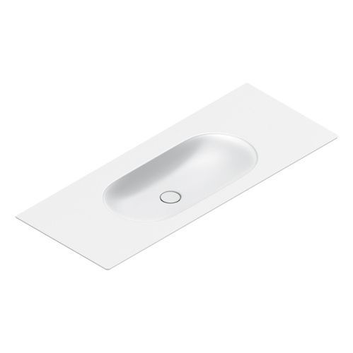 Раковина керамическая Catalano Sfera 125 см 521260021 подвесная цвет белый матовый без отверстий под смеситель