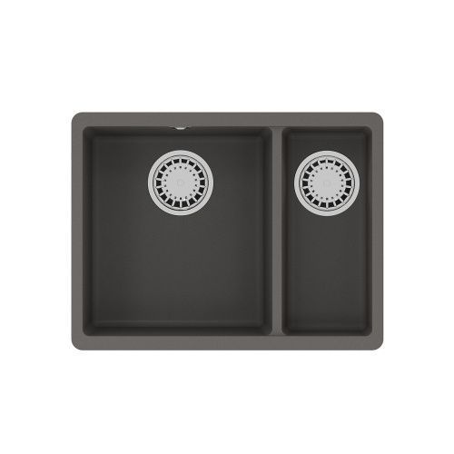 Кухонная мойка LeMark Sinara 550.2-u 9910083 55х42 цвет серый поверхность матовая