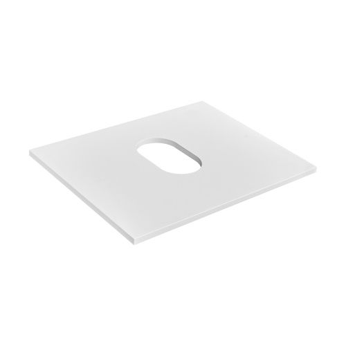 Столешница Roca THE GAP A857418806 59х46 накладная цвет белый глянцевый