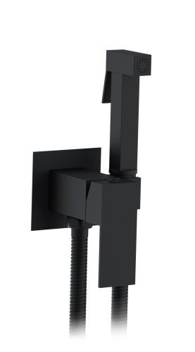 Гигиенический душ со смесителем AltroBagno BM AltroBagnoBM060122MB черный матовый