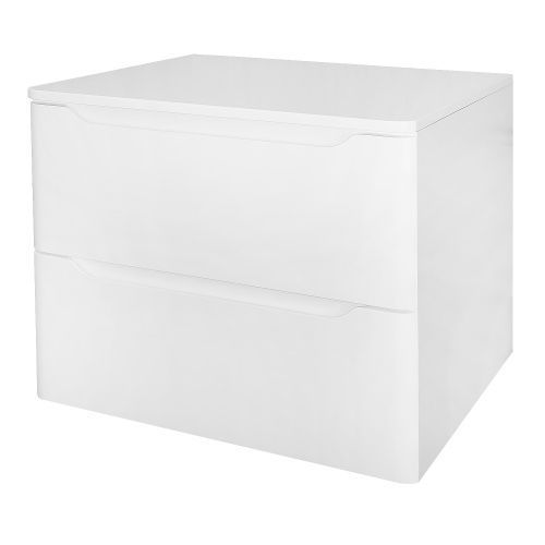 Тумба под раковину Azario LOTOS CS00084142 60х46х50 подвесная цвет белый глянцевый