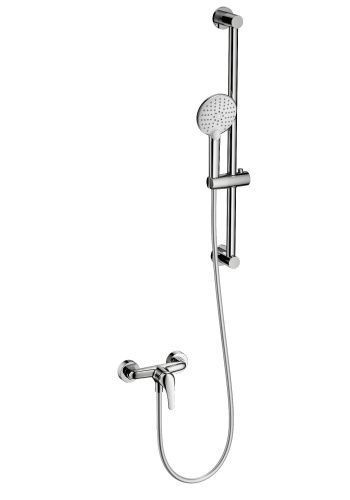 Душевой гарнитур со смесителем Wonzon & Woghand WW-4570-CR настенный хром