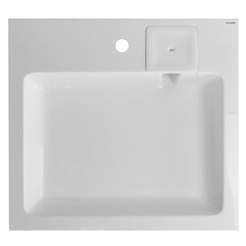 Раковина из литьевого мрамора Azario Beta CS00086605 60х55 подвесная цвет белый