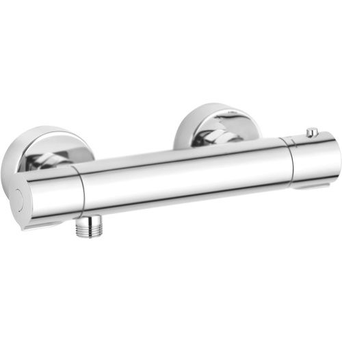 Смеситель Kludi Basic 350020538 настенный хром с термостатом