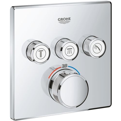 Смеситель Grohe Grohtherm 29126000 встраиваемый хром с термостатом
