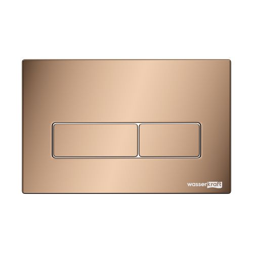 Клавиша смыва механическая Wasserkraft RG03 цвет розовое золото