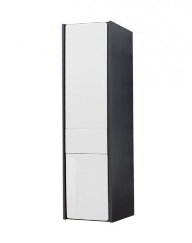 Шкаф-пенал Roca Ronda ZRU9302966 32х33х139 подвесной цвет антрацит/белый глянцевый