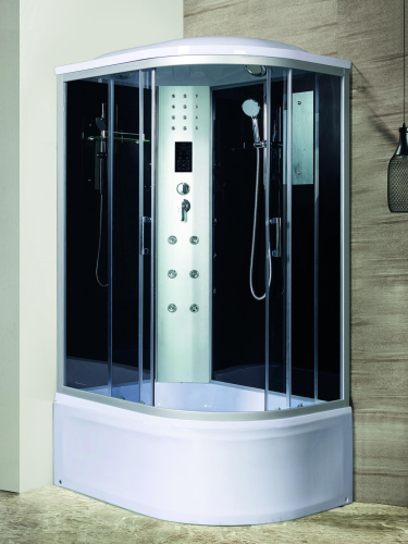 Душевая кабина River DUNAY XL 120/80/44 TH L -10000006183 120х80 асимметричная с крышей ориентация левая