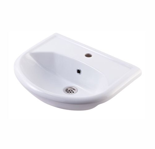 Раковина из сантехнического фарфора Rosa Вн МуБ03 56х45 накладная цвет белый
