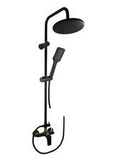 Смеситель для душа RavSlezak COLORADO CO182.5/3CMATZ настенный черный матовый