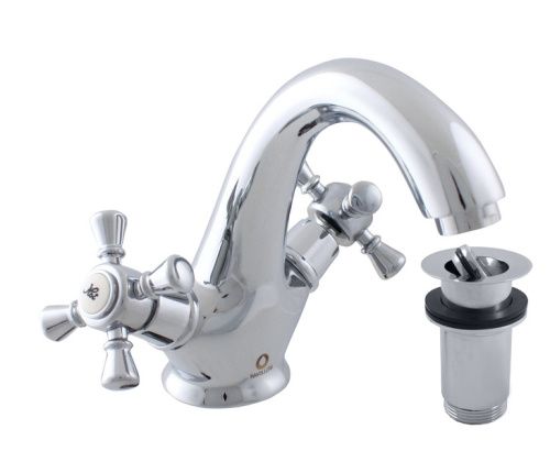 Смеситель RavSlezak MORAVA RETRO MK329.5 на раковину хром