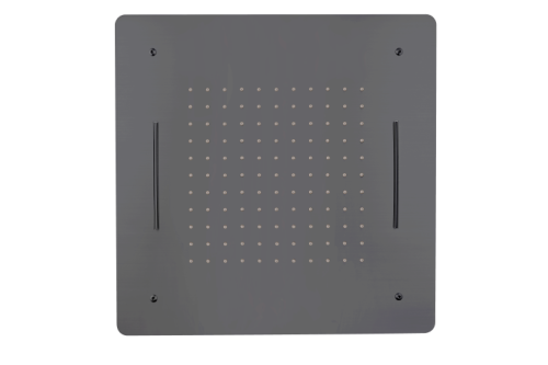 Верхний душ Boheme 428-SGM графит глянцевый