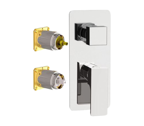 Смеситель для душа Remer Absolute AU92KB встраиваемый в стену хром