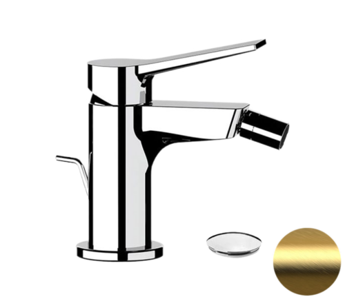 Смеситель Remer Slash & Dot SL20BG на биде брашированное золото