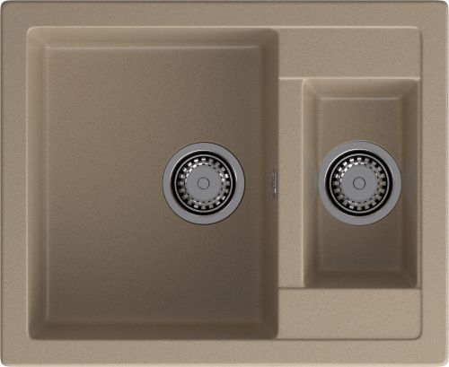 Кухонная мойка Granfest Quadro Q-610K песочный 61х50 цвет бежевый поверхность матовая