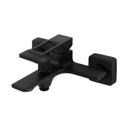 Смеситель BelBagno LUCE LUC-VAS-NERO настенный черный матовый