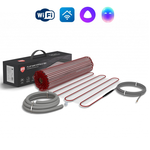Нагревательный мат для теплого пола Royal Thermo RTFM 2-150-1,5 комплект