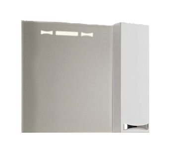 Зеркало-шкаф Aquaton Диор 1A168002DR01R 80х17х69 подвесной цвет белый