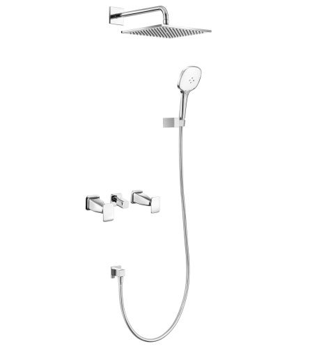 Душевая система Wonzon & Woghand Shakespeare WW-654701-CR встраиваемая в стену цвет хром