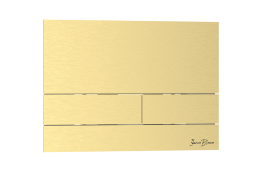 Клавиша смыва механическая Iberica Blanca INOX-S IB.B016.03 цвет желтый