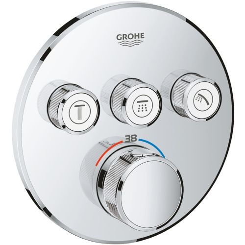 Смеситель Grohe Grohtherm 29121000 встраиваемый хром с термостатом