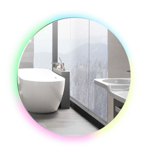 Зеркало в ванную Azario LED-00002604 77х77 цвет мультицвет