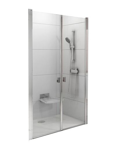 Душевая дверь Ravak CHROME 0QV7CC0LZ1 90х195 стекло прозрачное профиль хром глянцевый