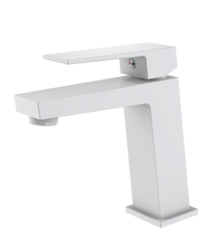 Смеситель Rush Thira TR3635-12White на раковину белый матовый