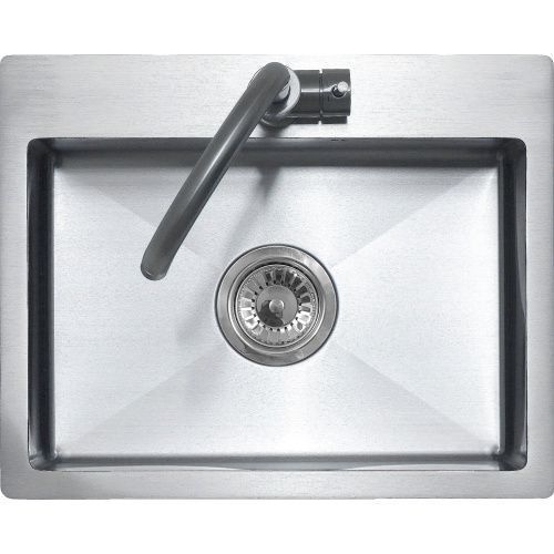 Кухонная мойка Melana ProfLine MLN-R5040H 50х40 цвет сатин поверхность матовая