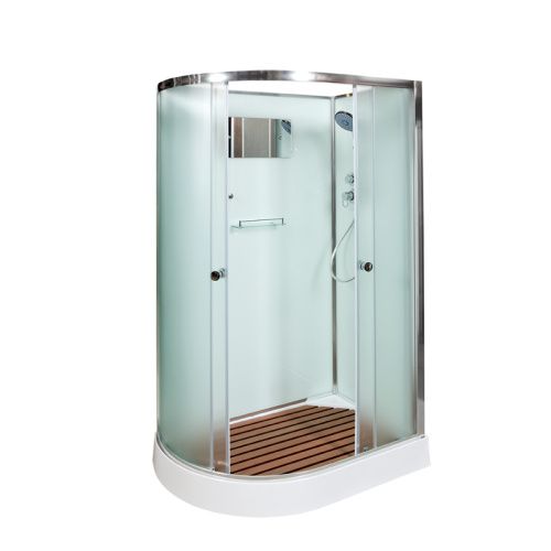 Душевая кабина AvaCan D012R 120х90 асимметричная без крыши ориентация правая