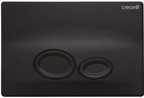 Клавиша смыва механическая Creavit GP2002.01 цвет черный матовый