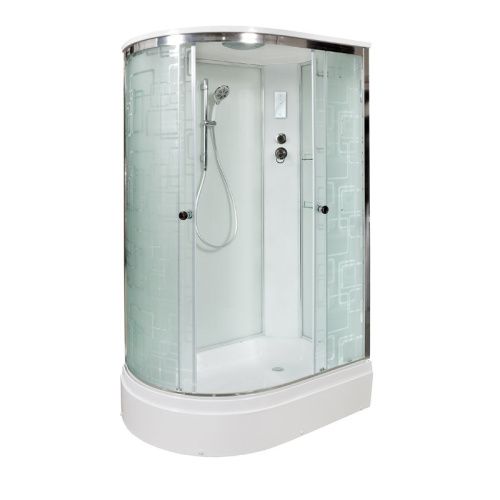 Душевая кабина AvaCan EM3012REL 120х90 асимметричная с крышей ориентация правая