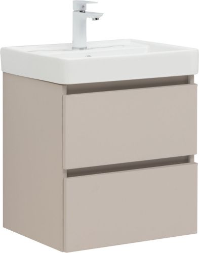 Тумба под раковину Aquanet Вега 2.0 00337940 48х40х50 подвесная цвет бежевый