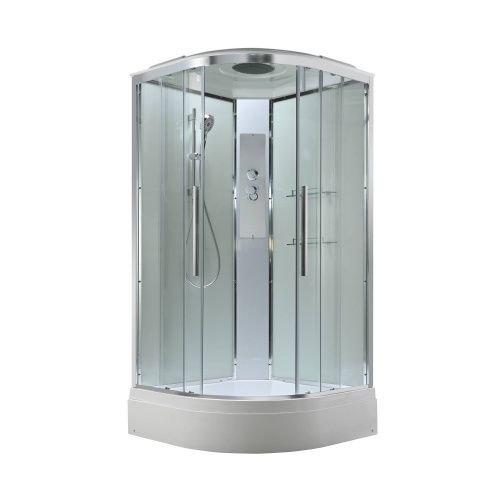 Душевая кабина AvaCan EM EM3010T 100х100 четверть круга с крышей ориентация универсальная