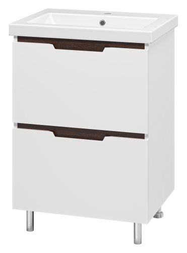 Тумба под раковину Misty Лайм Э-Лай01060-2Я 57х43х70 напольная