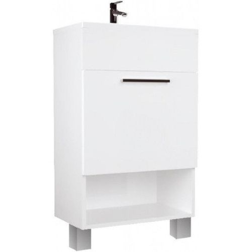 Тумба с раковиной 1MarKa July У85932 50х30х85 напольная цвет белый
