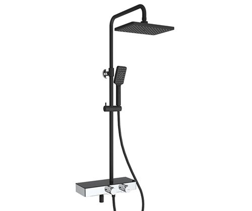 Душевая стойка WasserKRAFT BK11401CB настенная цвет черный