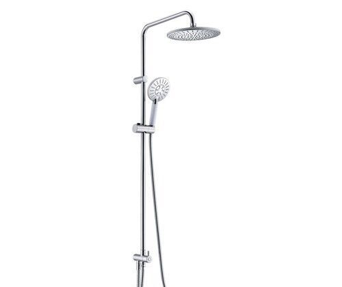 Душевая стойка WasserKRAFT A039 настенная цвет белый/хром