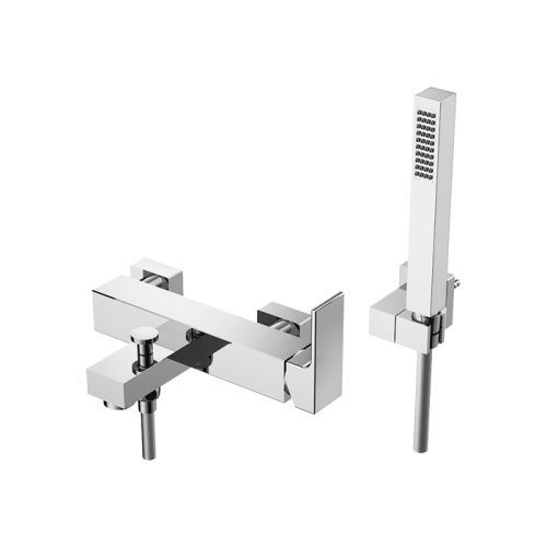 Смеситель для ванны Gattoni Kubik 2500/25C0 настенный хром