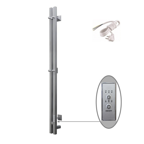 Полотенцесушитель Тругор Вектор Пэк сп ПэкспВекторкв2120*10матхр 8х120 электрический хром матовый