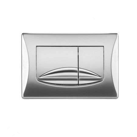 Клавиша смыва механическая Oli RIVER DUAL 638506 цвет хром матовый