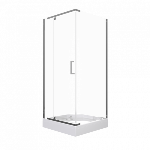 Душевой уголок Тритон Терра Щ0000053611 90х90 стекло прозрачное профиль хром с поддоном