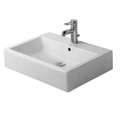 Раковина керамическая Duravit Vero 454600000 60х47 подвесная цвет белый 1 отверстие под смеситель