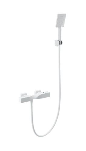 Смеситель для душа Wonzon & Woghand WW-B2025-A-MW настенный белый с термостатом