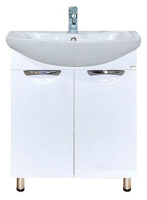 Тумба под раковину Misty Лаванда Э-Лав01070-011Пр 66х32х70 напольная