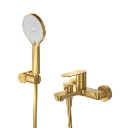 Смеситель Cezares STYLUS STYLUS-VD-BORO настенный брашированное золото